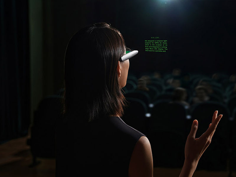 OPPO AIR GLASS: DESIGN INNOVATIVO E MICRO PROIETTORE SPARK