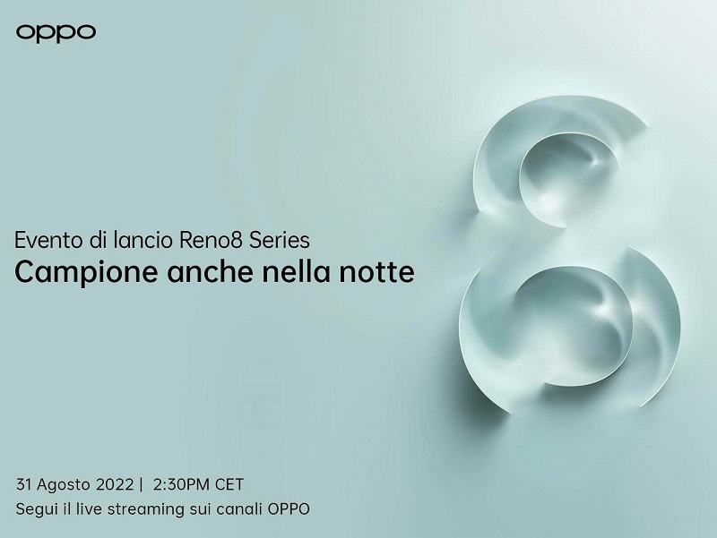 OPPO RENO8 SERIES ARRIVA IN EUROPA