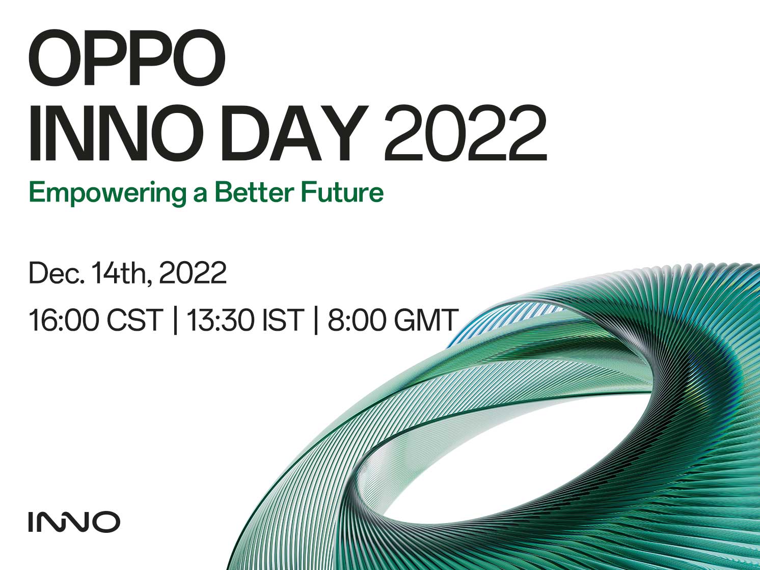 OPPO、INNO DAY 2022において、最先端テクノロジー技術と「より良い未来の実現」に向けたコミットメントを発表