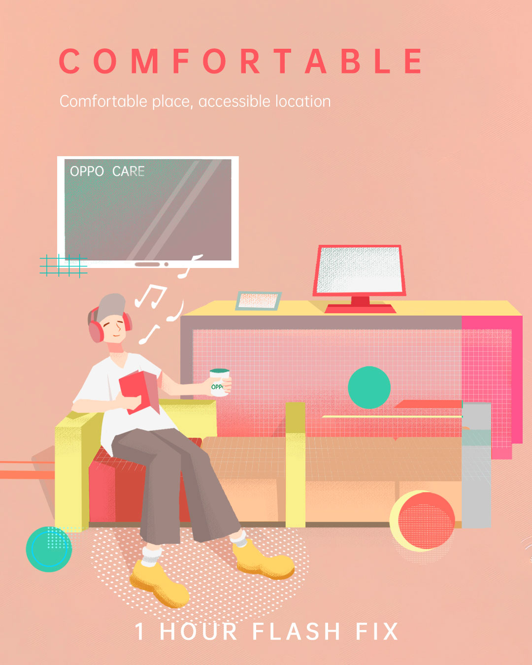 OPPO Care – Fast, Reliable & Comfortable 1-Hour Device Repairs