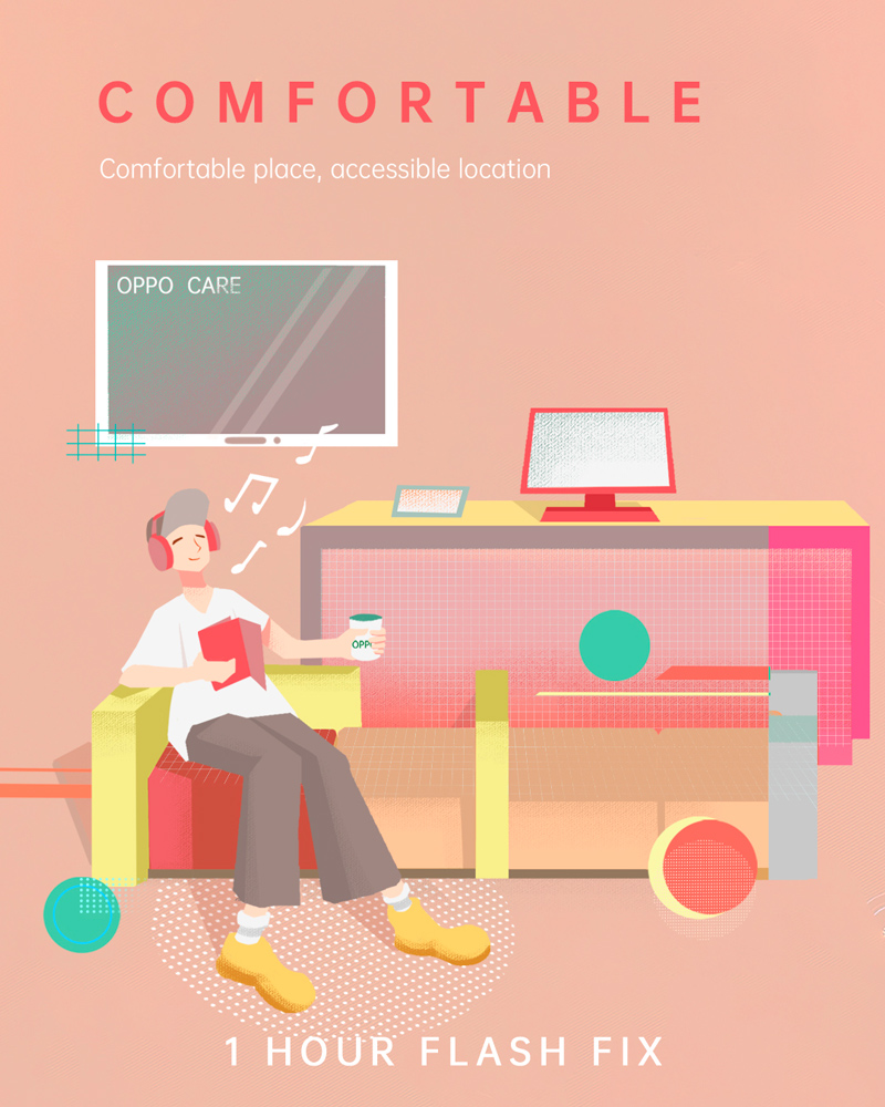 OPPO Care – Fast, Reliable & Comfortable 1-Hour Device Repairs