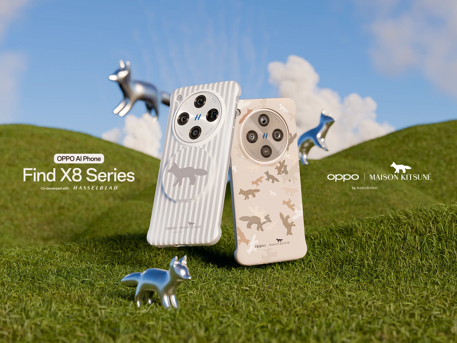 OPPO Collaborate with Maison Kitsuné