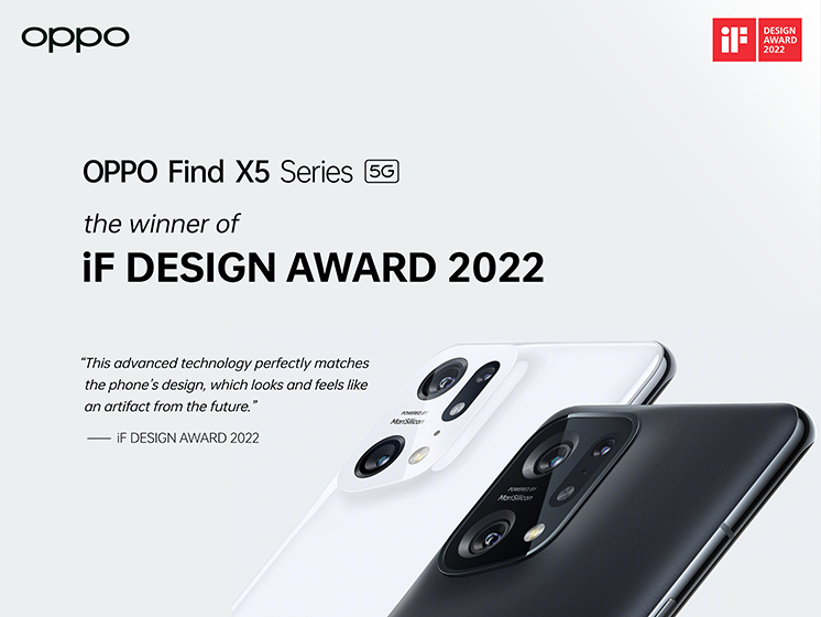 OPPO Wins 4 Design Excellence Award At iF Design Awards 2022