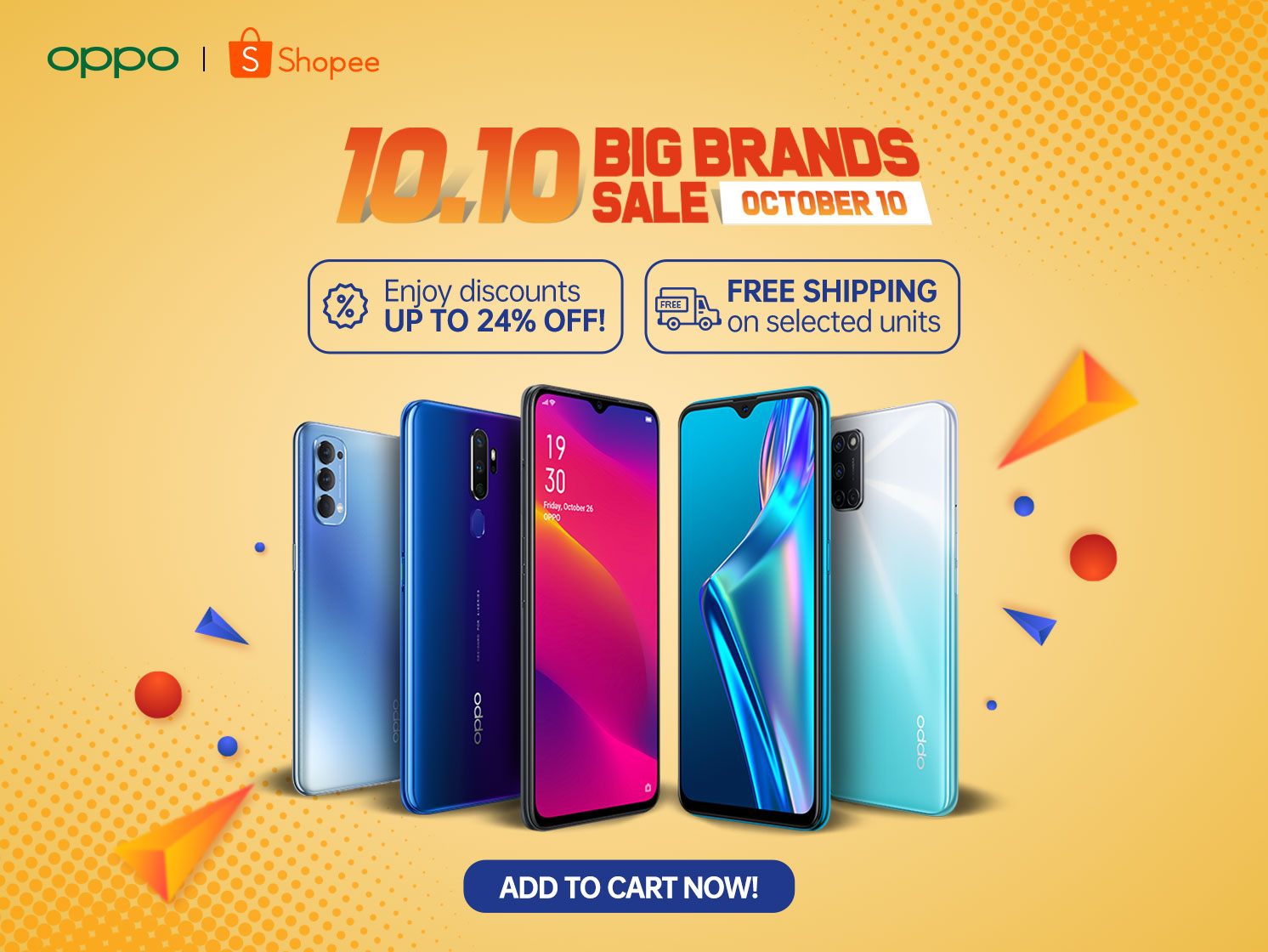Get up to 24% off on your favorite OPPO at Shopee’s 10.10 Big Brands Sale on October 10 | OPPO ...