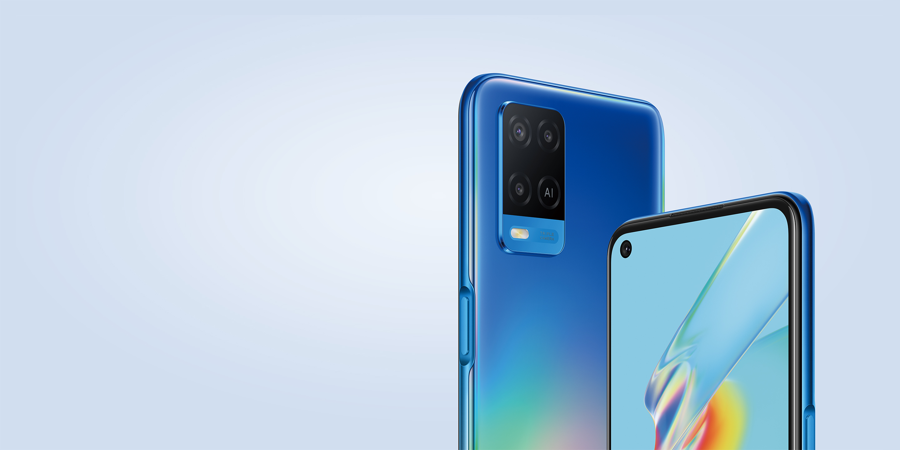 oppo a54 ka display size