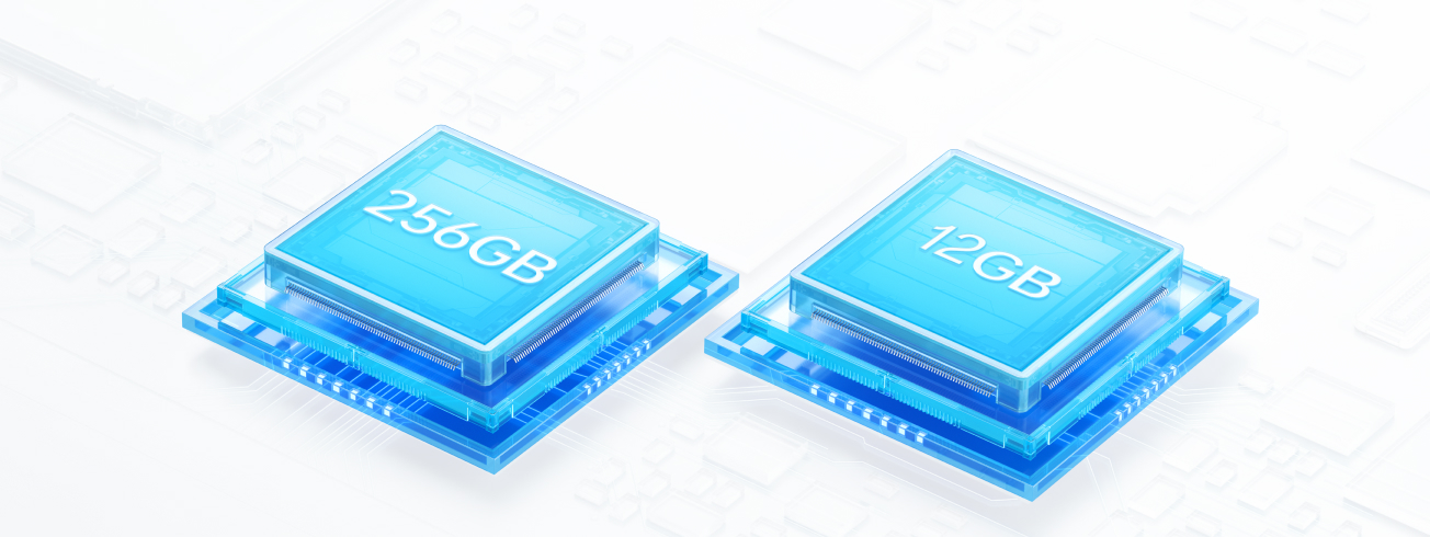 最高 12GB + 8GB = 20GB 超大运存体验