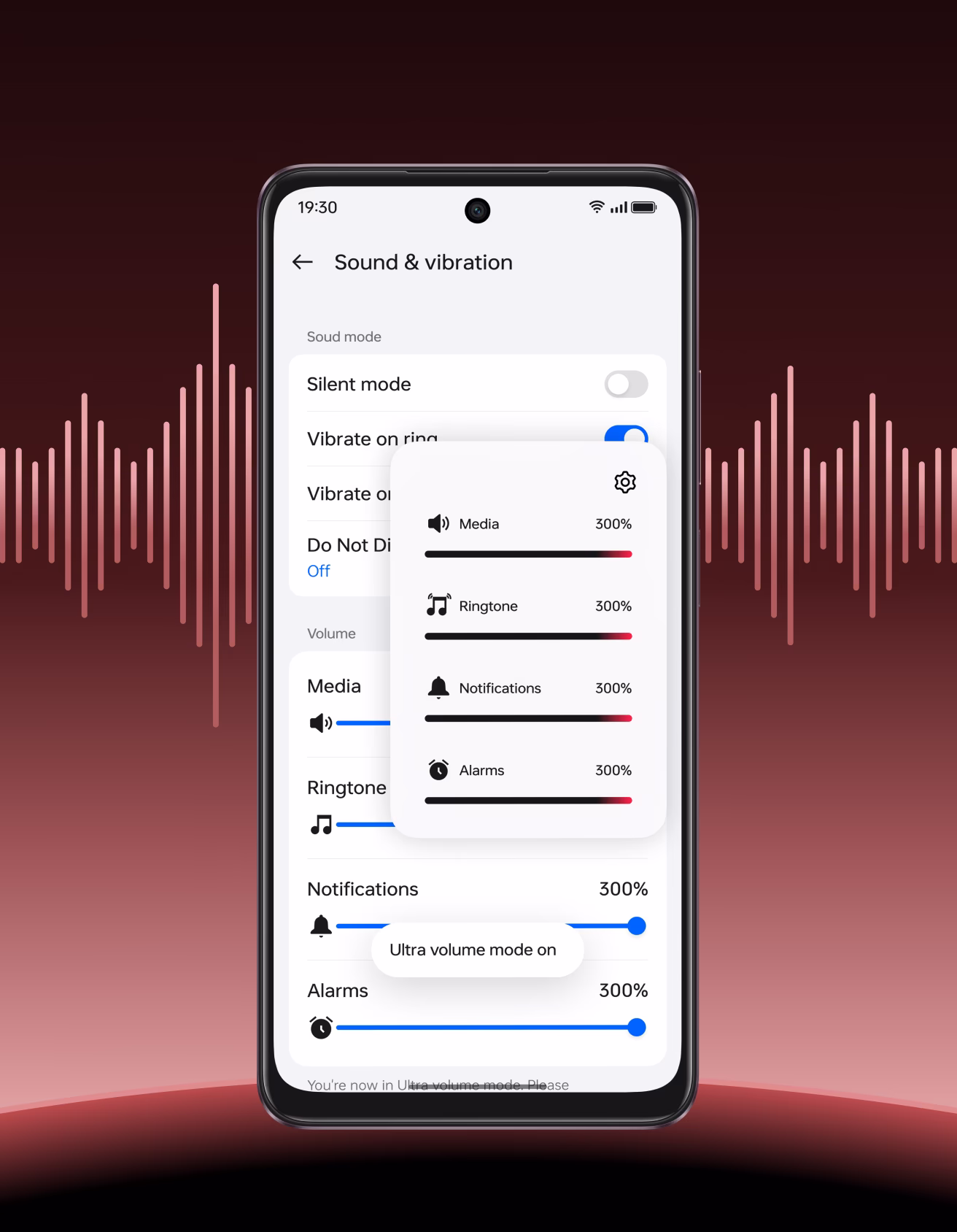 OPPO A3 5G Ultra Volume Mode