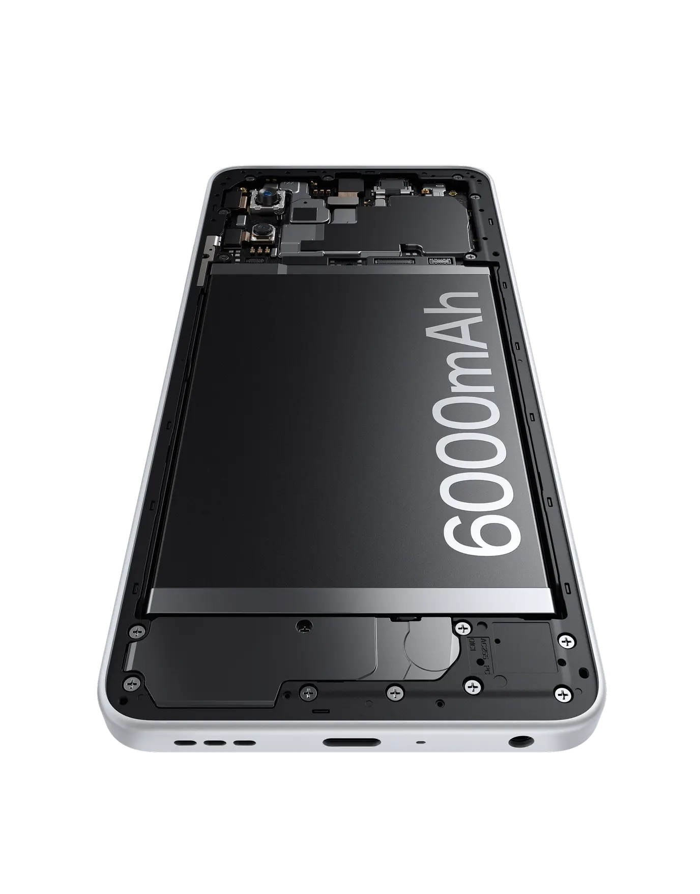 بطارية كبيرة في هاتف أوبو A5 بسعة 6000 مللي أمبير/ساعة