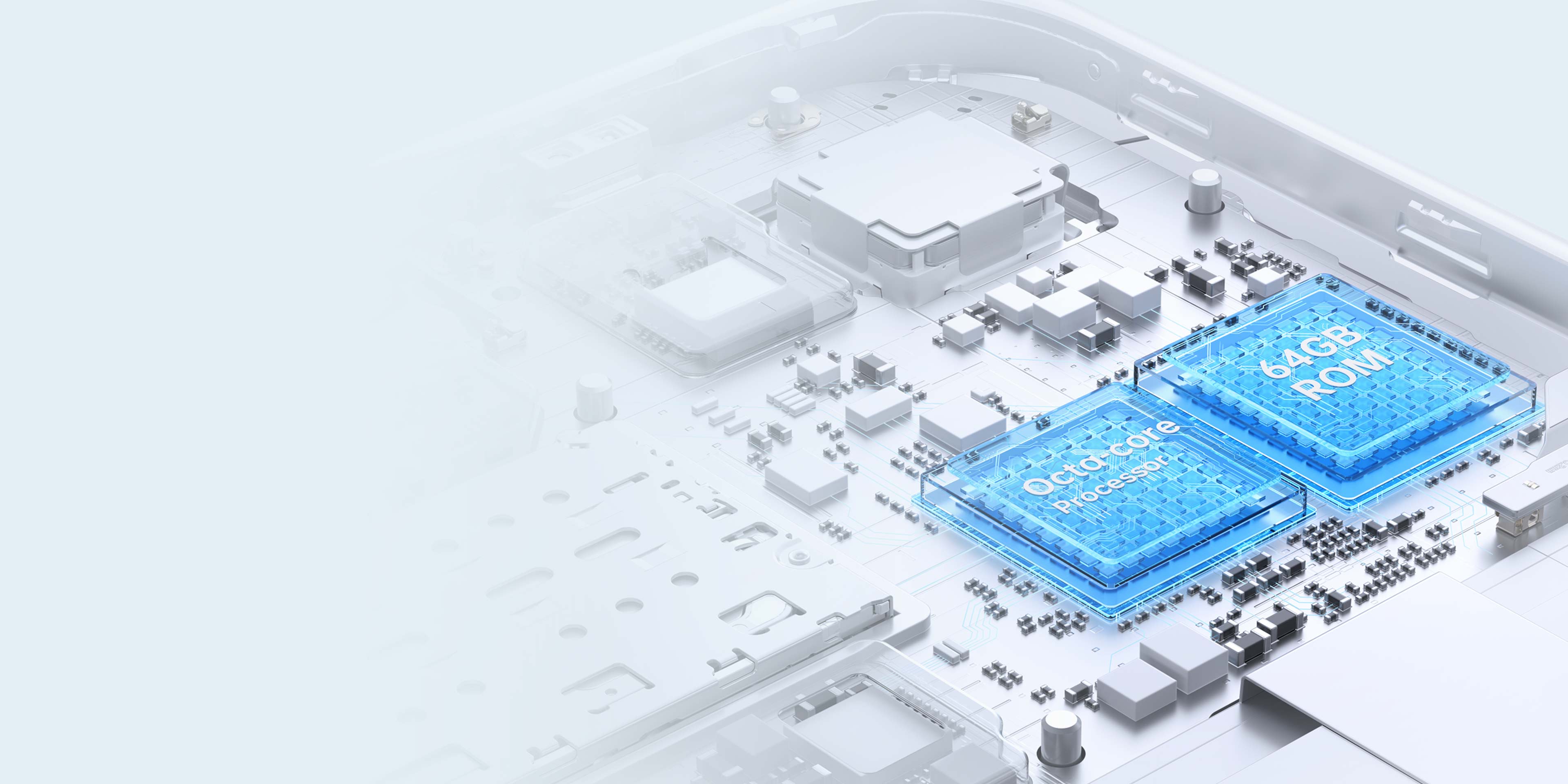 ROM 64GB và bộ chip xử lý