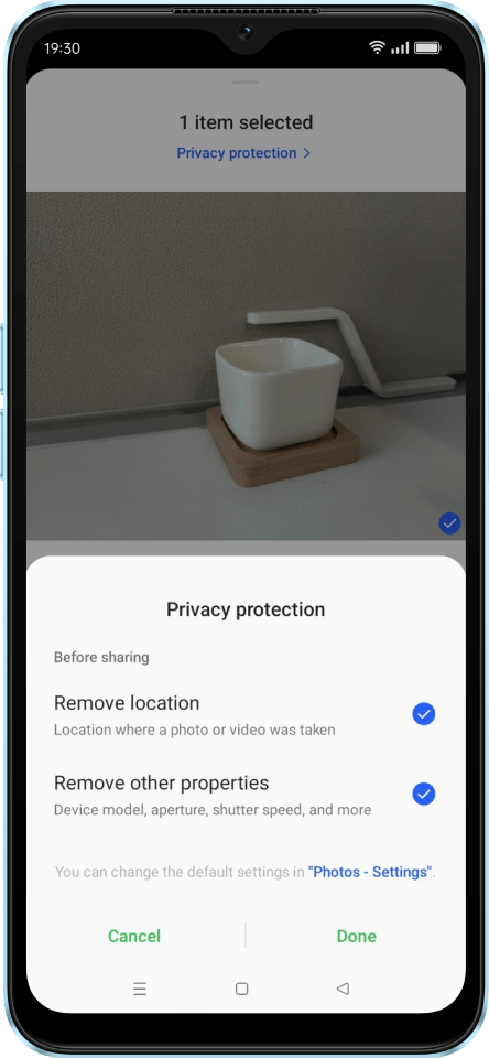 OPPO Photo Data Privacy