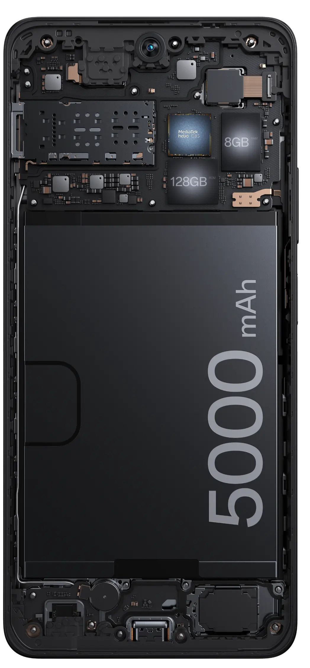 Thiết kế cấu hình bên trong của Oppo A58 4G