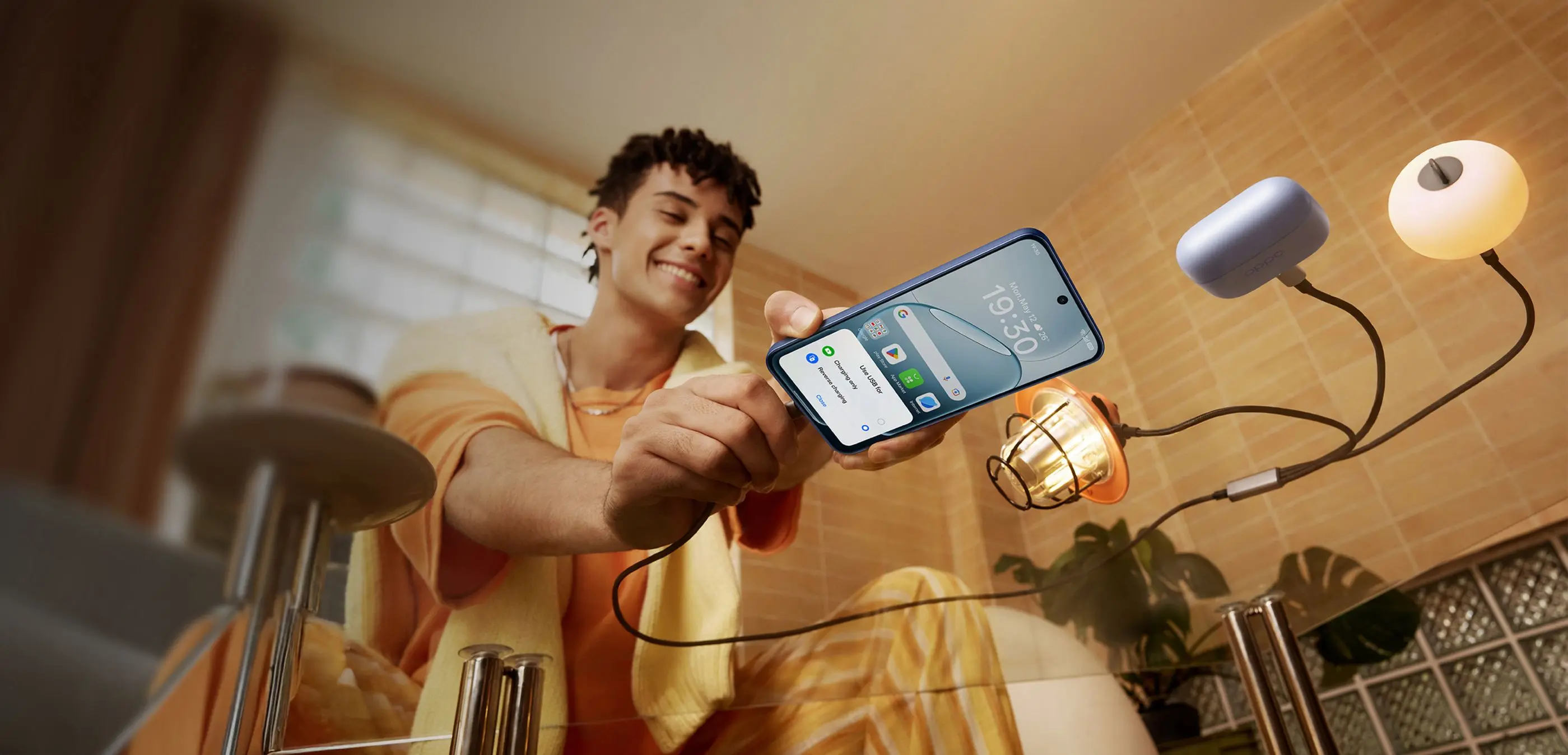 OPPO A6 Pro Reverse Wired Charging