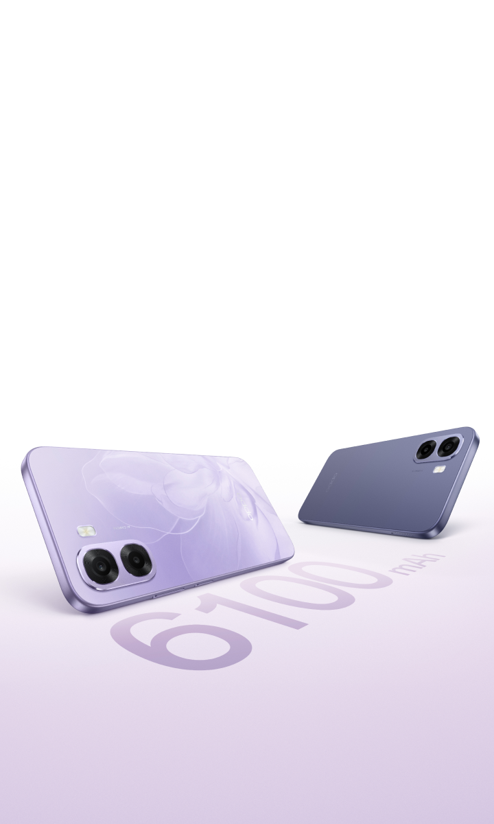 Custodia Trasparente Morbida In Silicone Per Oppo A6x (6.75") – Con Farfalle Viola, Antiurto, Ultra Leggera E Resistente Ai Graffi