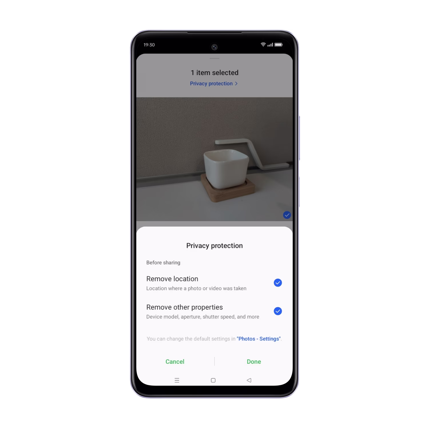 OPPO A79 Dual SIM, 256GB, 8GB RAM, 5G - Mystery Black 54 OPPO Photo Information Protection