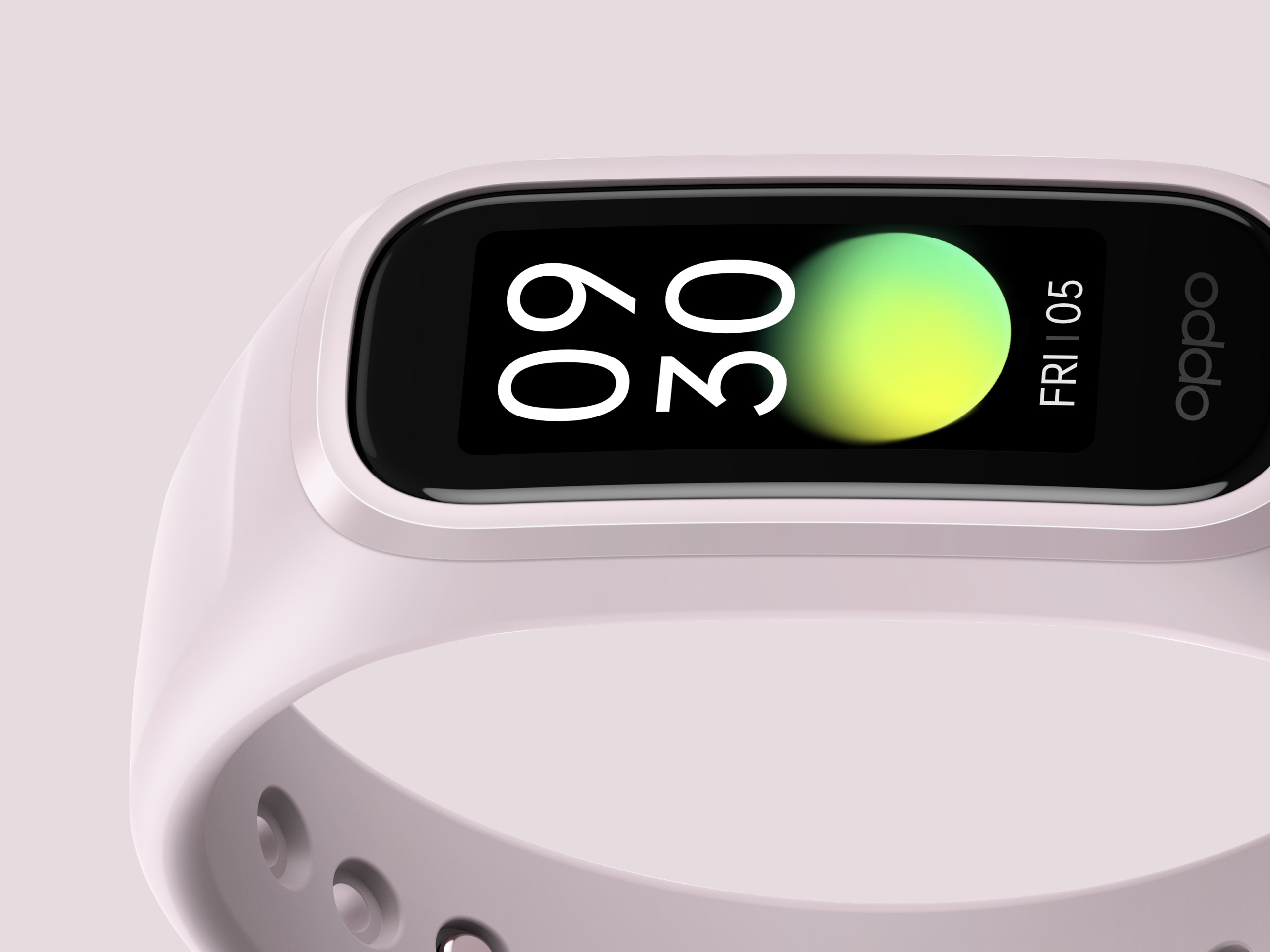 شاشة OPPO Band أموليد بحجم ١.١ بوصة كاملة الألوان