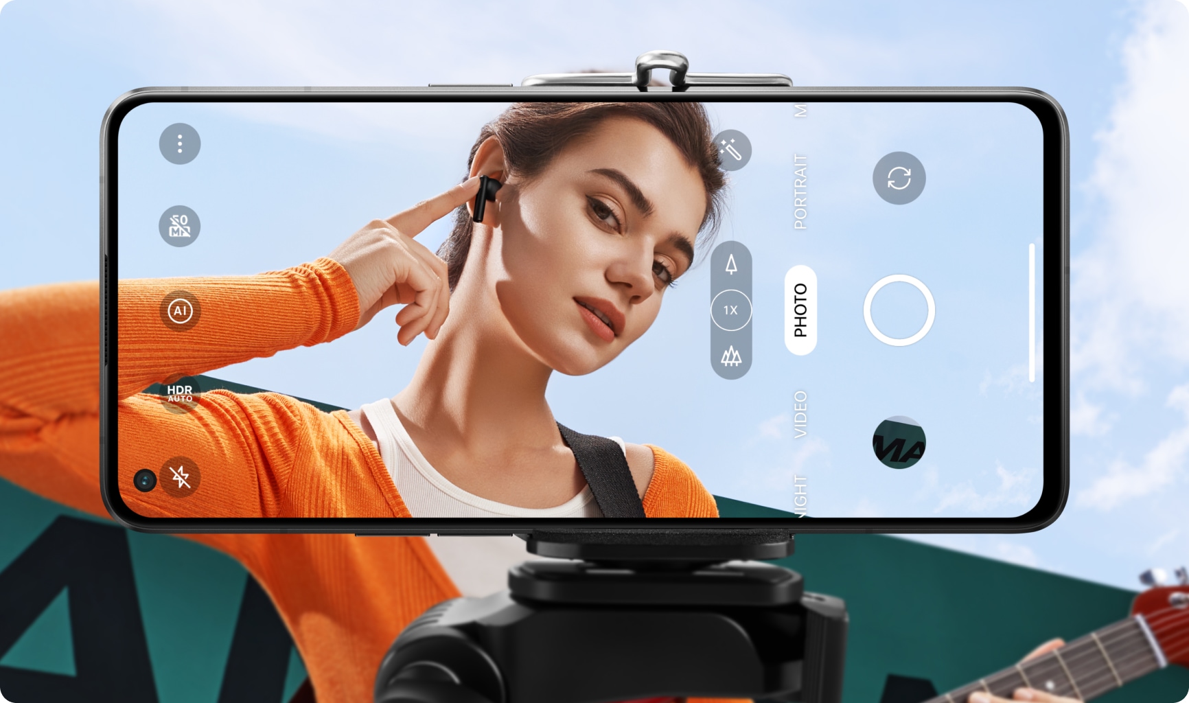 OPPO Enco Buds2 Double-tap to Control Camera
