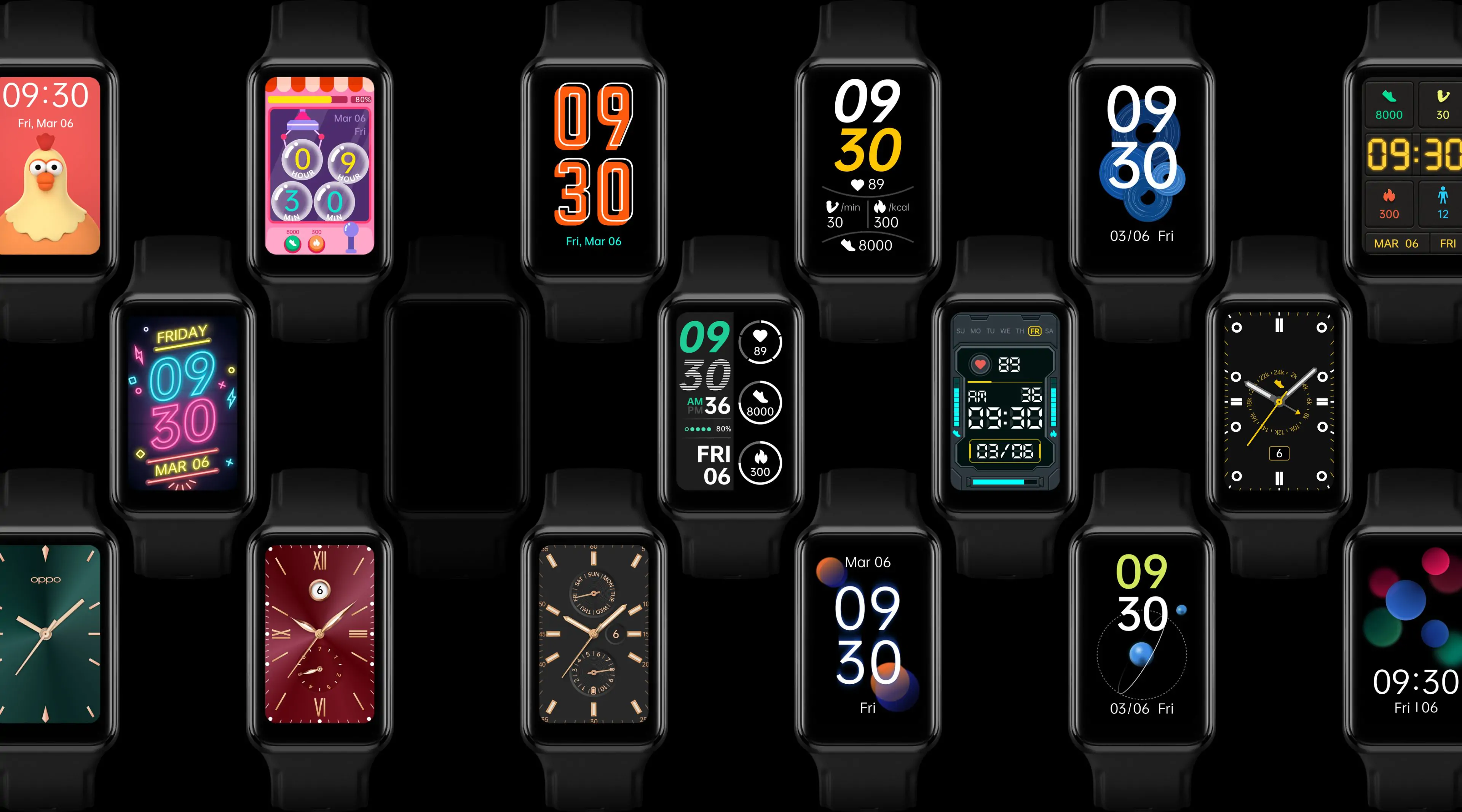 ライトペイント機能を使った文字盤