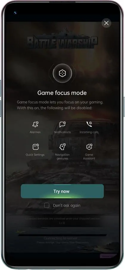 OPPO A94 Game Focus Mode