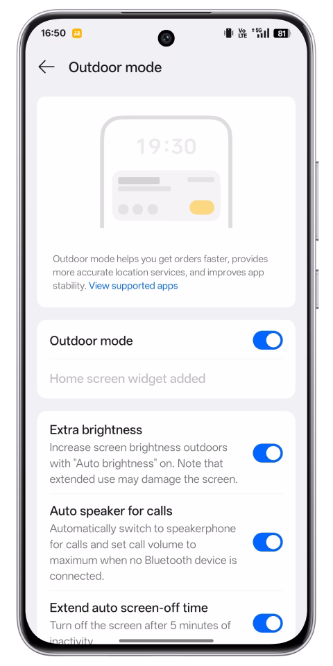 OPPO F29 Pro 5G Outdoor Mode