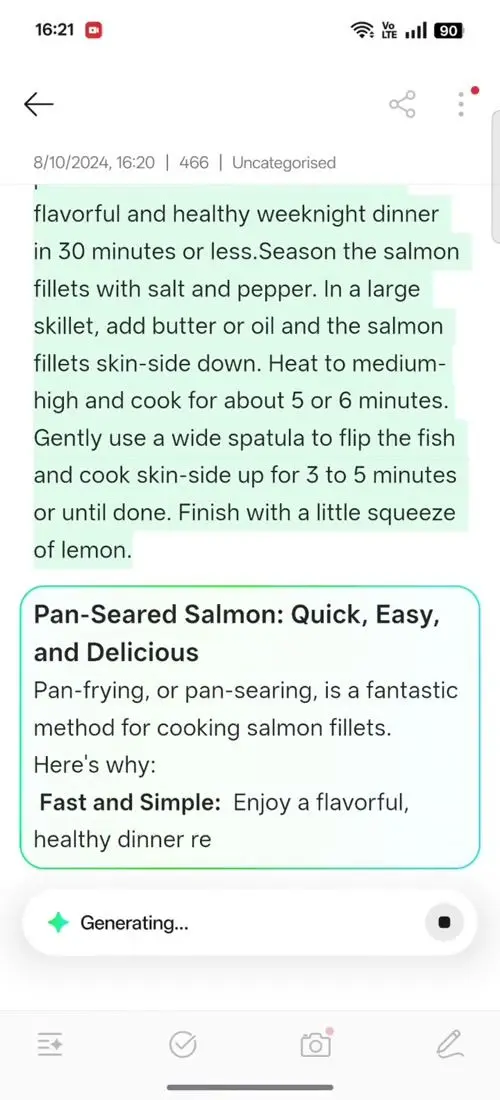 OPPO F31 Pro AI Assistant for Notes