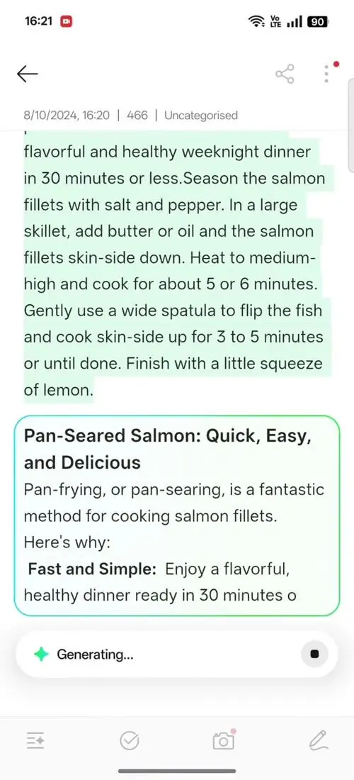 OPPO F31 Pro AI Assistant for Notes