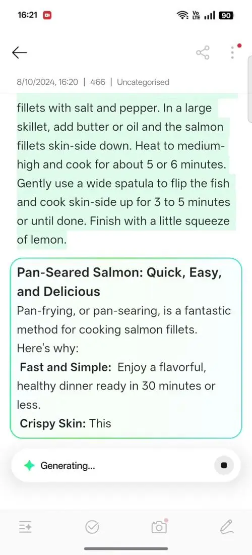 OPPO F31 Pro AI Assistant for Notes