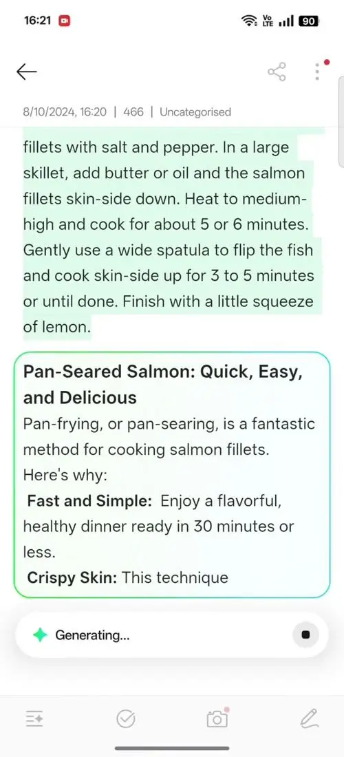 OPPO F31 Pro AI Assistant for Notes
