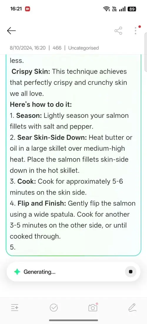 OPPO F31 Pro AI Assistant for Notes