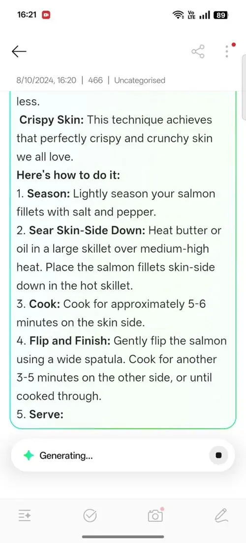 OPPO F31 Pro AI Assistant for Notes