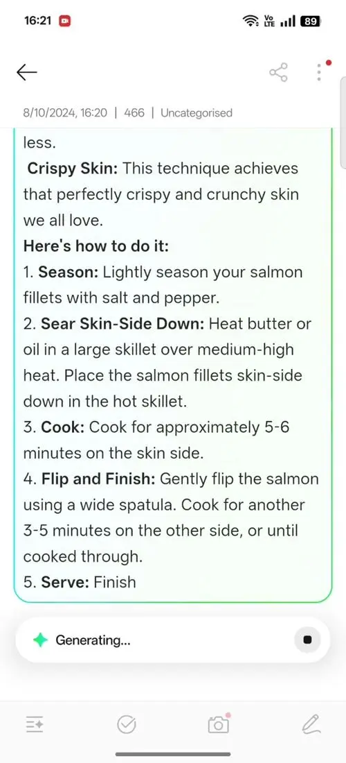 OPPO F31 Pro AI Assistant for Notes