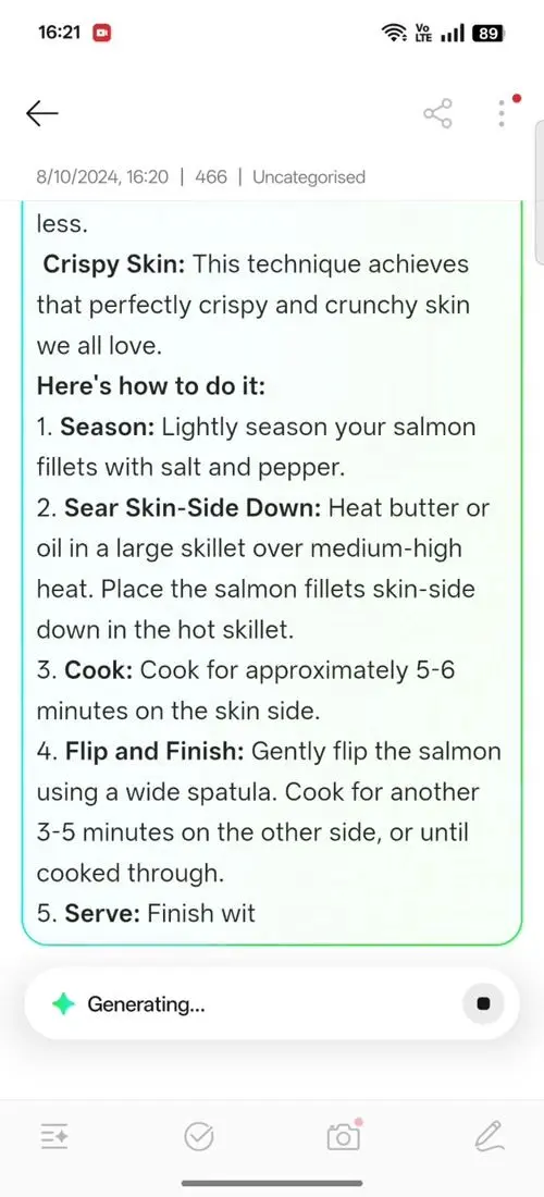 OPPO F31 Pro AI Assistant for Notes