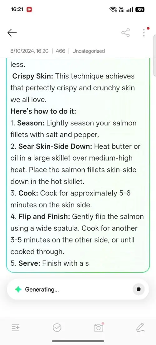 OPPO F31 Pro AI Assistant for Notes