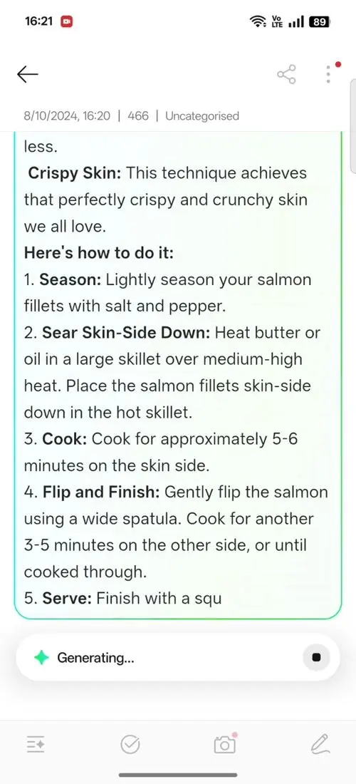 OPPO F31 Pro AI Assistant for Notes