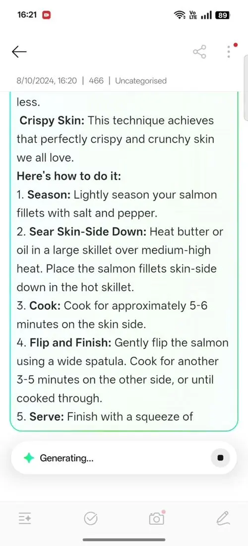 OPPO F31 Pro AI Assistant for Notes