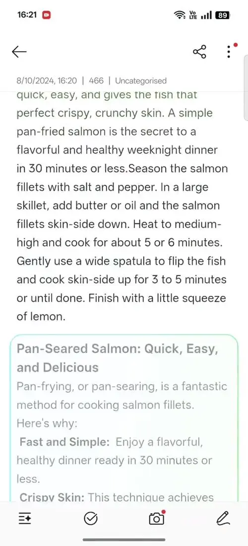 OPPO F31 Pro AI Assistant for Notes