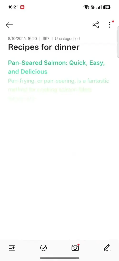 OPPO F31 Pro AI Assistant for Notes