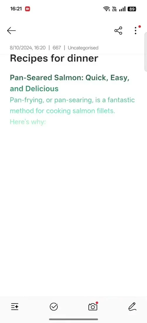 OPPO F31 Pro AI Assistant for Notes