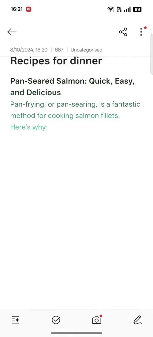 OPPO F31 Pro AI Assistant for Notes