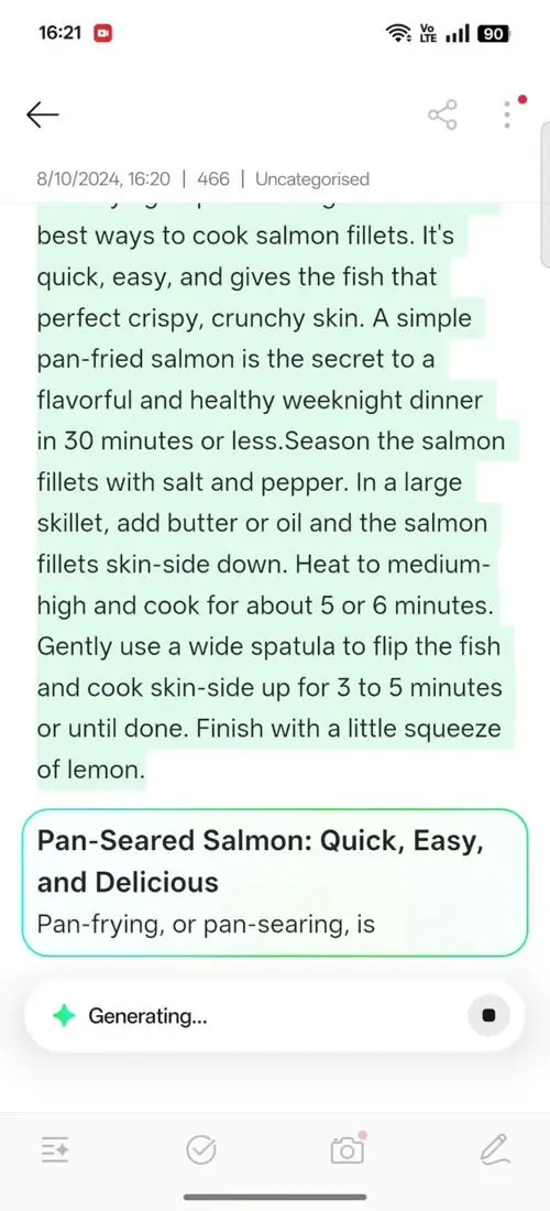 OPPO F31 Pro AI Assistant for Notes