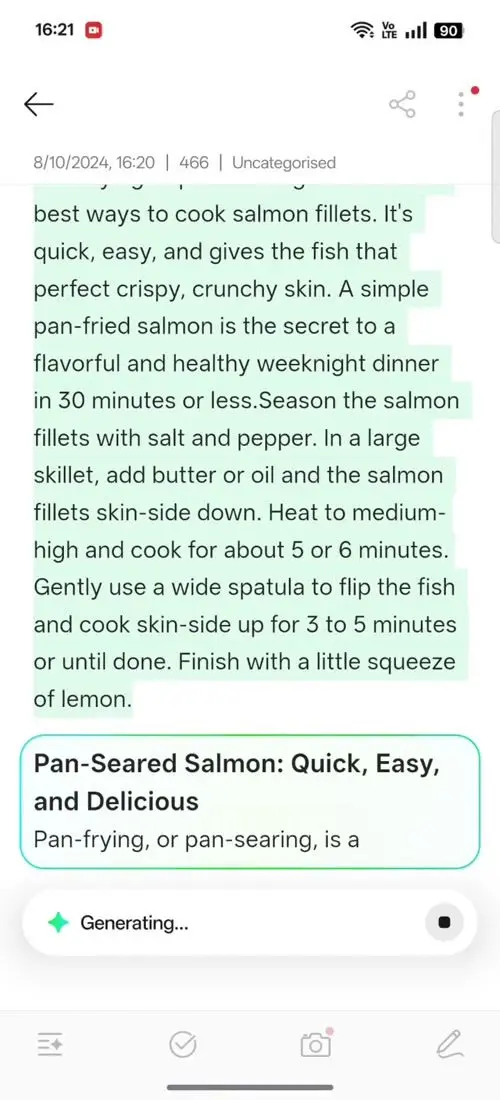 OPPO F31 Pro AI Assistant for Notes