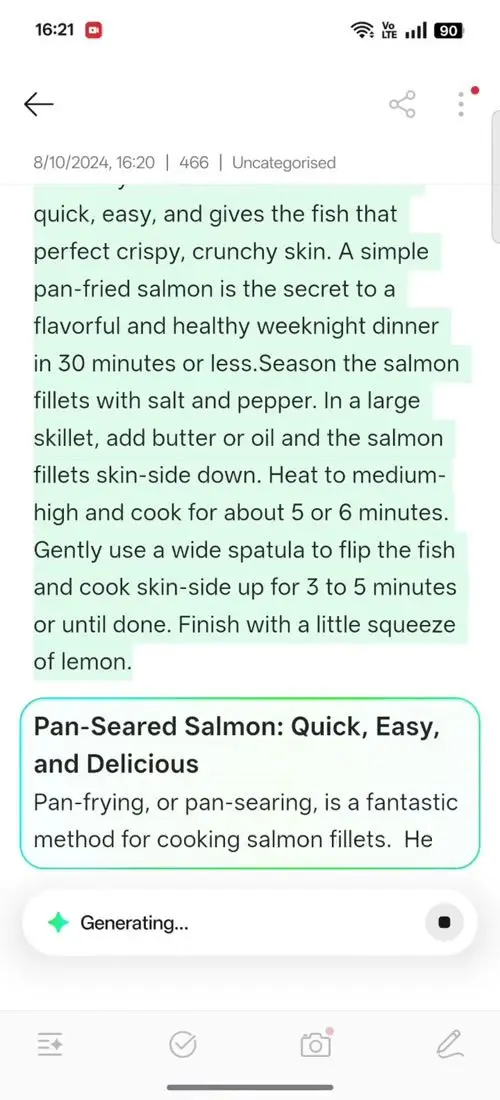 OPPO F31 Pro AI Assistant for Notes