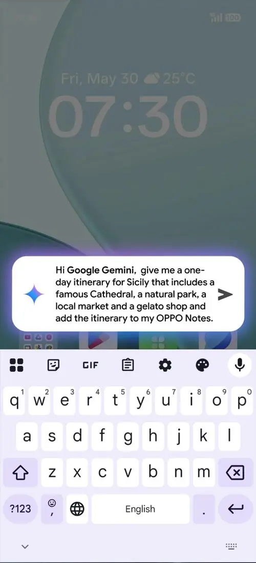 OPPO F31 Pro Google Gemini