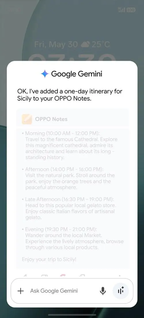 OPPO F31 Pro Google Gemini