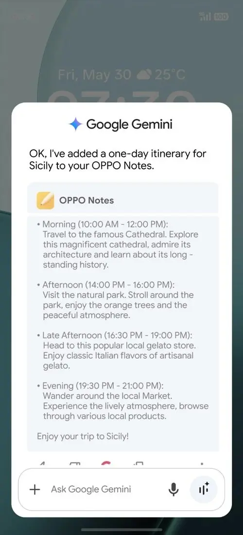 OPPO F31 Pro Google Gemini