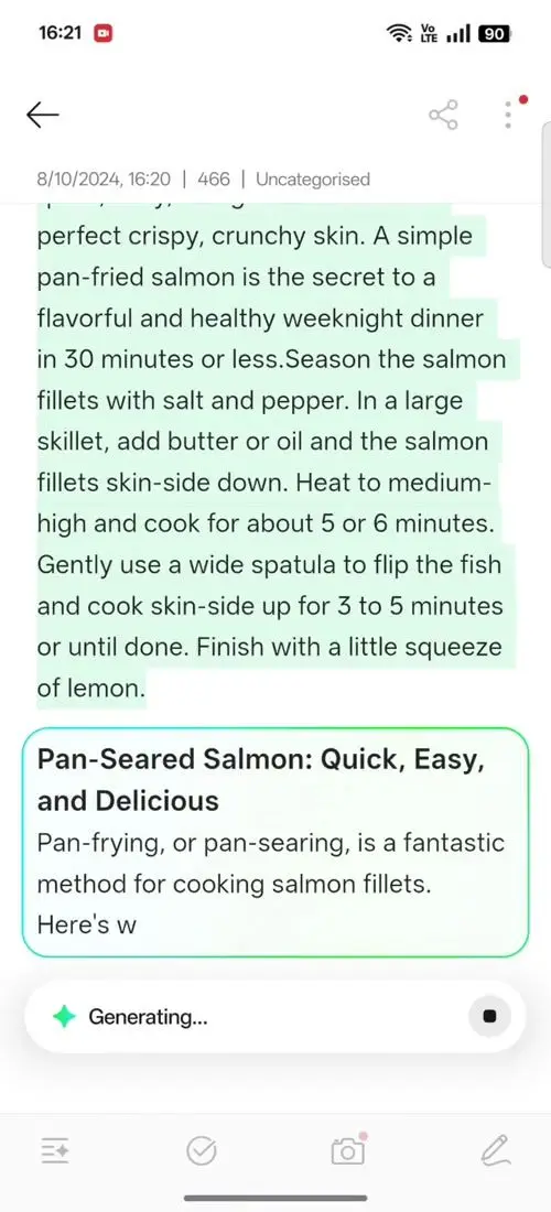 OPPO F31 Pro+ AI Assistant for Notes