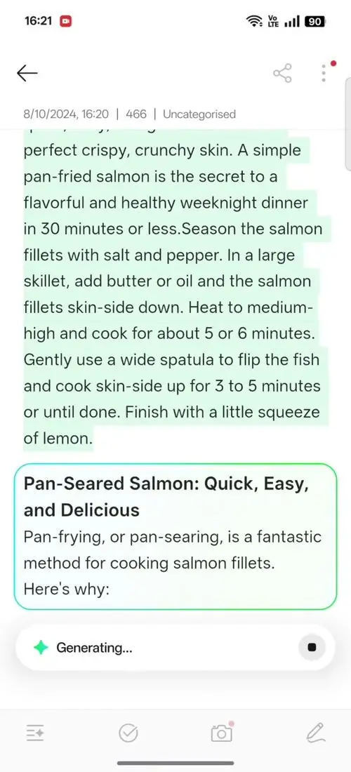 OPPO F31 Pro+ AI Assistant for Notes