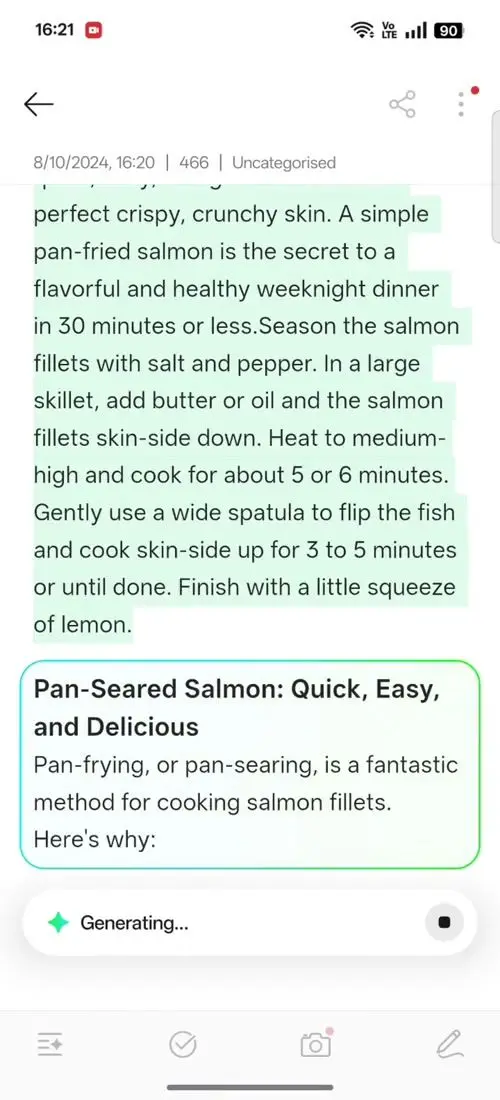 OPPO F31 Pro+ AI Assistant for Notes