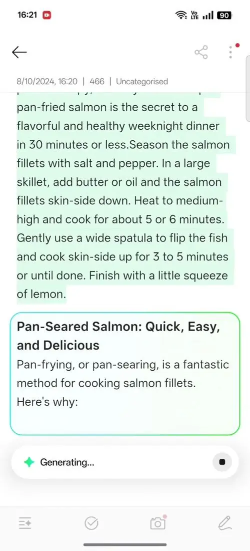 OPPO F31 Pro+ AI Assistant for Notes