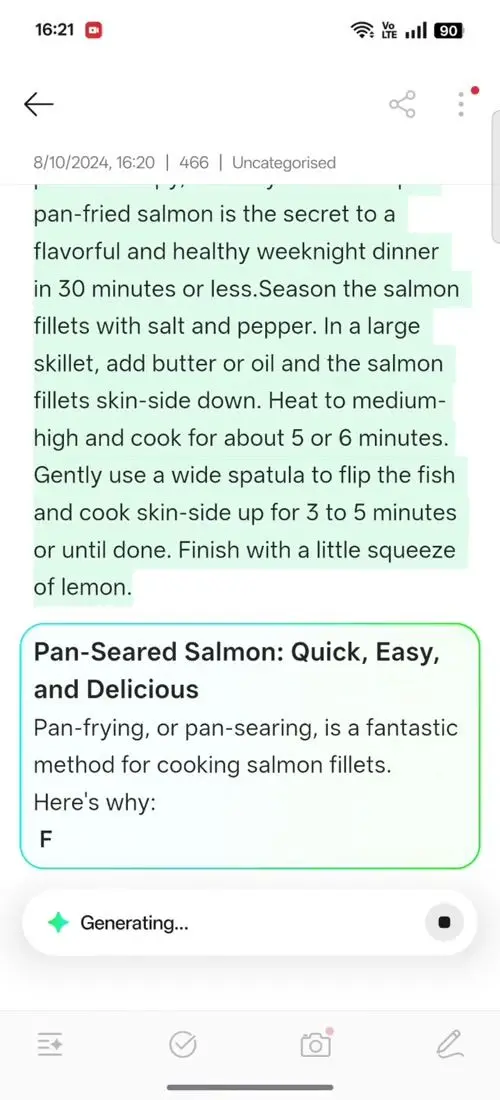 OPPO F31 Pro+ AI Assistant for Notes