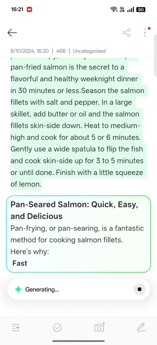 OPPO F31 Pro+ AI Assistant for Notes